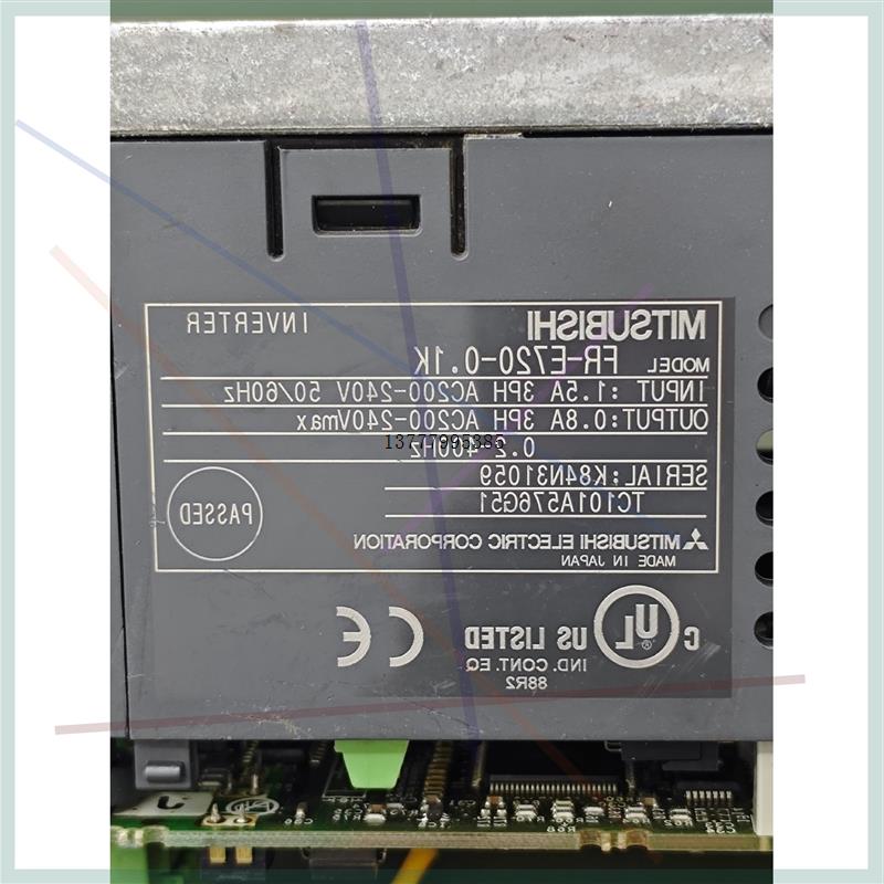 议价三菱FR-E720-0.1K成色如图所示,没有上盖,拆机货功