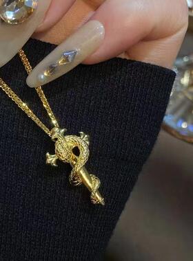 S925灵蛇权杖戒指项链套系