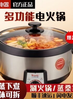 电火锅桑拿大容量蒸汽大明电器