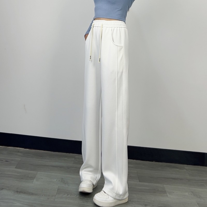高个子175加长香蕉运动裤女春秋2025新款冬季加绒宽松休闲阔腿裤