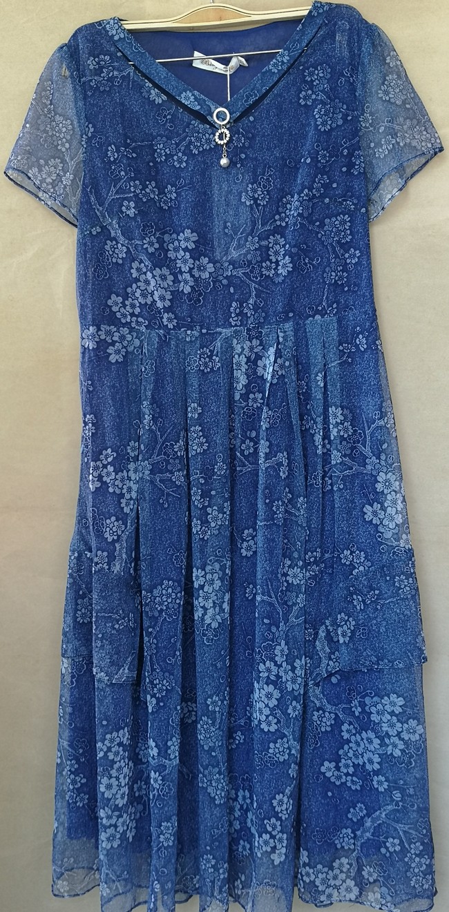 品牌女装折扣夏季新款正品淑女气质修身显瘦弹力碎花炳丝晨连衣裙