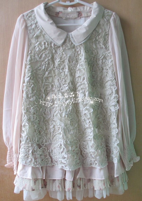 正品新款甜美中长款外套连衣裙