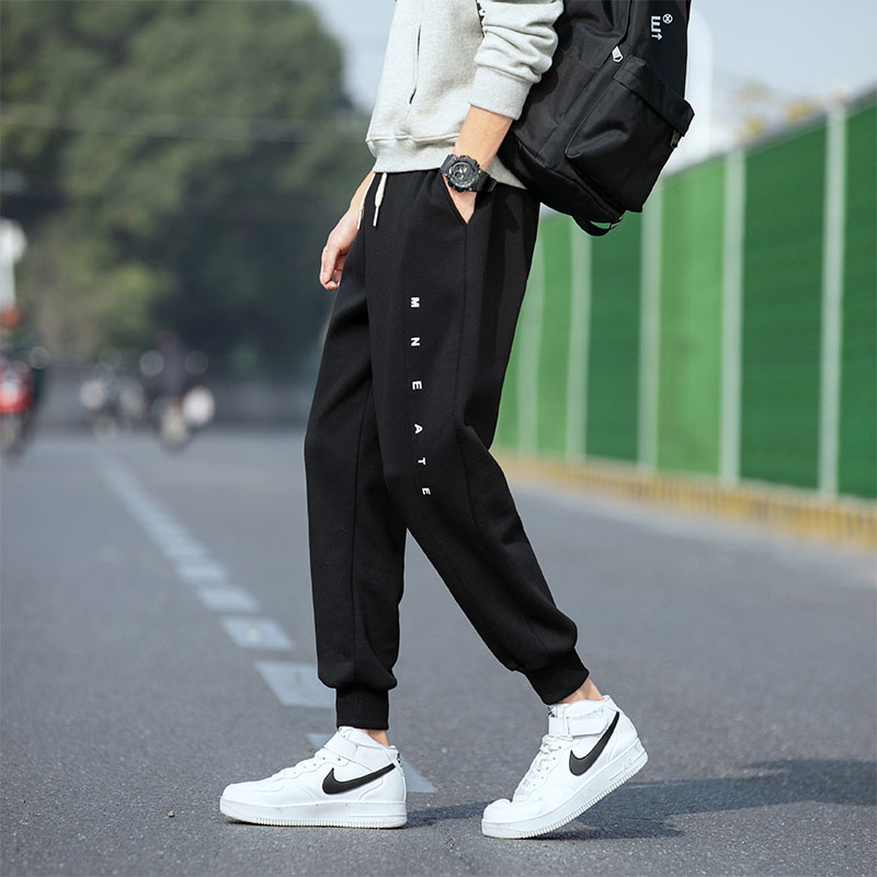 Spring 21 new sports and leisure pants men's pants big loose Leggings