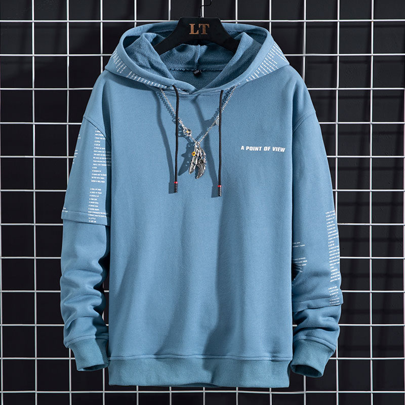 New autumn languid loose Pullover Hoodie fashion brand personalized print