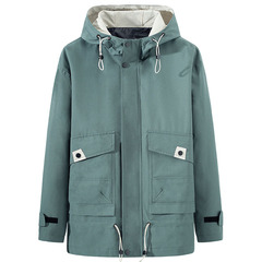Men's coat new casual tooling hooded jacket men's spring and autumn clothing