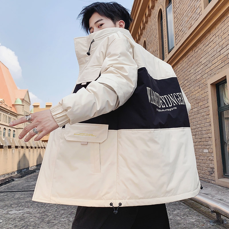 Men's cotton jacket new winter cotton jacket fashion clothes short down cotton clothes