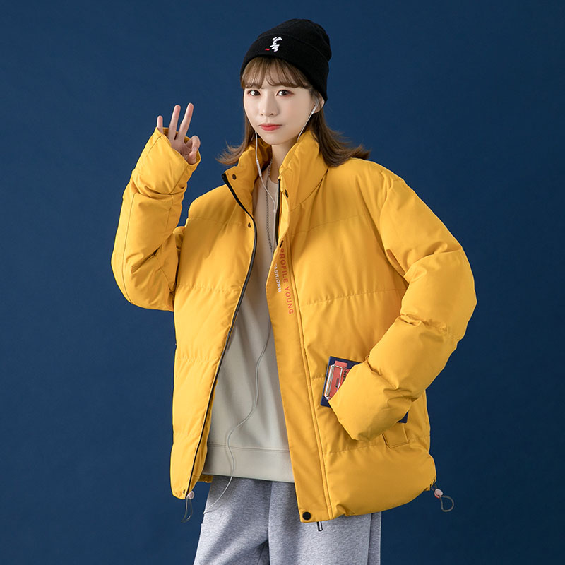 Women's new product Hong Kong style short hooded cotton padded jacket