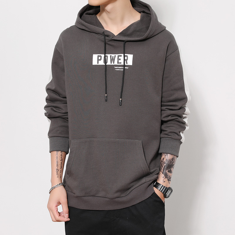 New autumn languid loose Pullover Hoodie fashion brand personalized print