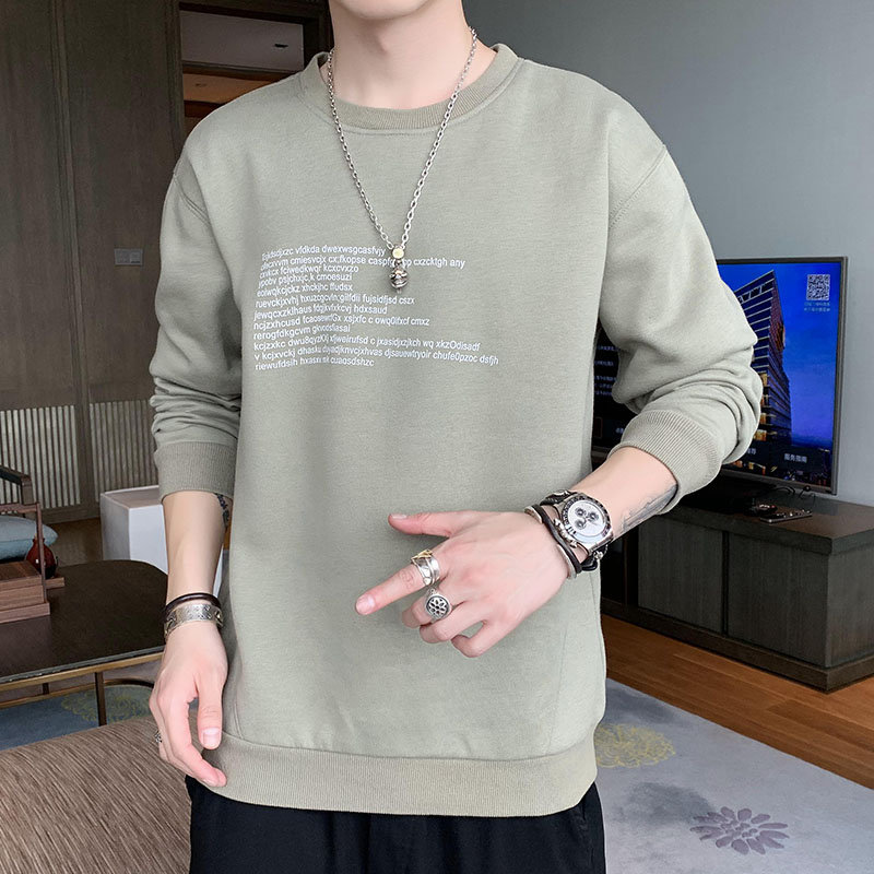 New autumn lazy style loose Pullover crew neck sweater fashion brand personalized print