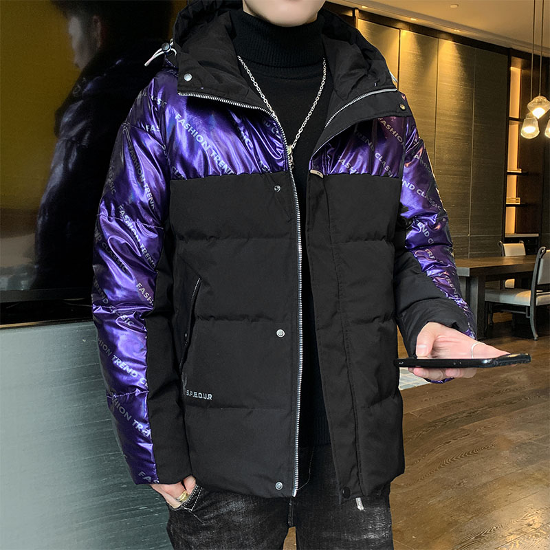 2020男士新品港風短款連帽棉衣冬款潮流棉襖加厚