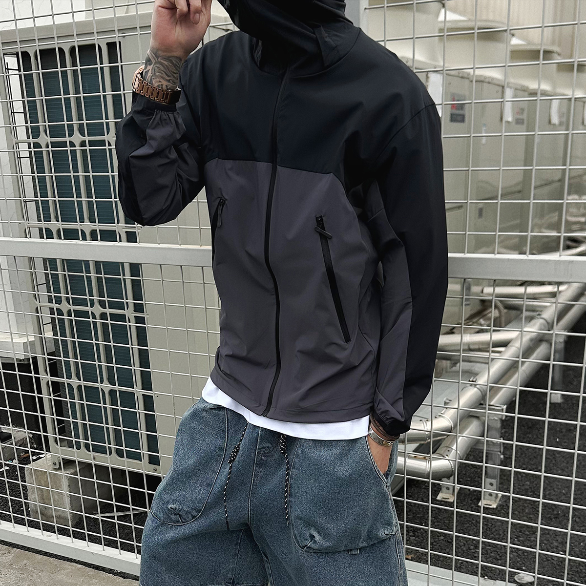 冰甲3.0防晒衣原纱UPF网眼7A抗菌