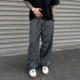 子潮 男女直筒宽松通勤纯色休闲裤 UNAps夏季 cleanfit立体剪裁西裤