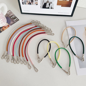 高端手机挂链短绳皮质腕带垫夹片ccd相机包挂件防丢挂扣细腻皮革