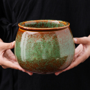 茶水分离窑变茶渣缸陶瓷茶洗建水过滤带盖桌面烟灰茶台废水垃圾桶