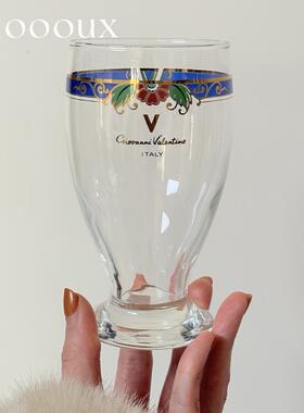 Adoooux 华伦天奴孤品全新印花啤酒杯果汁杯家居摆件水杯手握杯