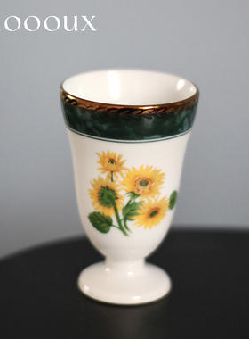 Adoooux 中古杯梵高油画色彩超美陶瓷小型酒杯/茶杯/家居摆件