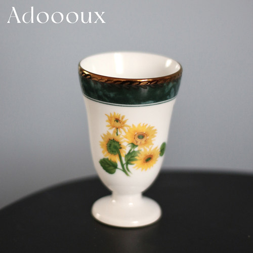 Adoooux 中古杯梵高油画色彩超美陶瓷小型酒杯/茶杯/家居摆件