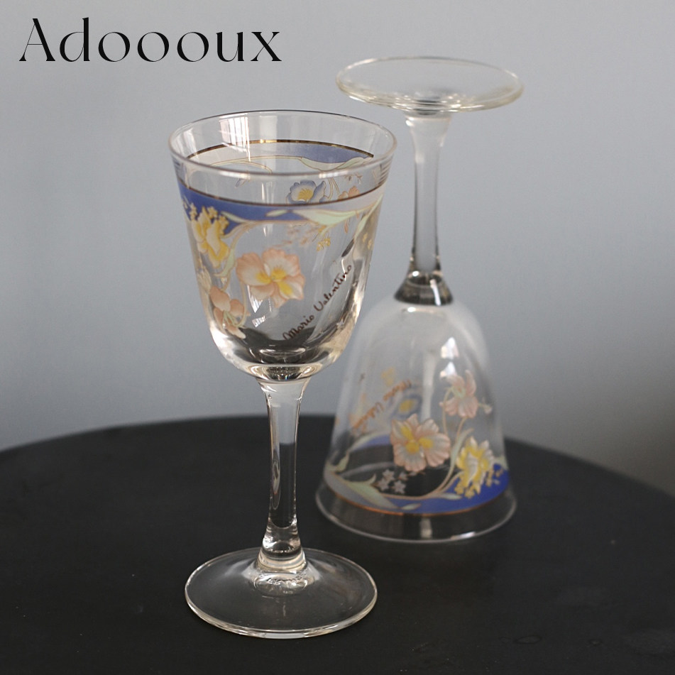 Adoooux「收藏款」华伦天奴中古雕花酒杯/白酒杯/甜酒杯Valentino