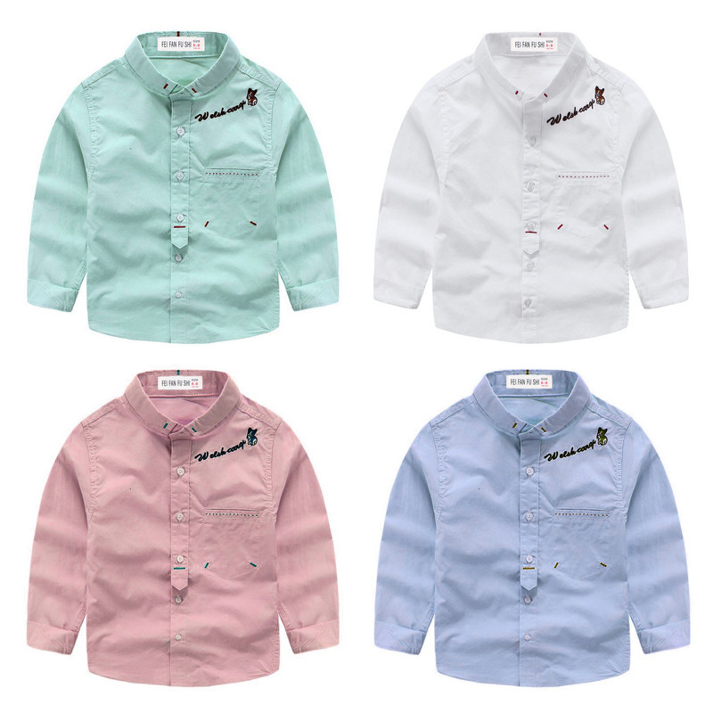 Chemise garcon à manche longue - Ref 2078478 Image 1