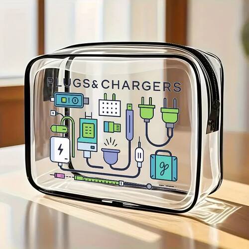 Transparent Casual Handbag for Men & Women - Foldable