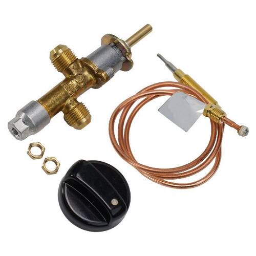 Knob Safety Control Valve Assembly Copper Fire Flame Heavy