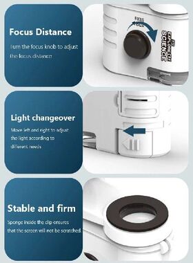 60X MicroMini Pocket Microscope with UV Portable Microscope