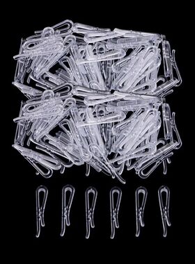 Plastic White Sewing Clips Garments Pins Shirt Collar Craft