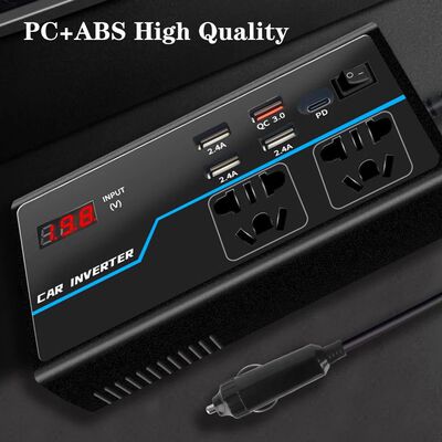Overload Protection Car Inverter Power Adapter DC 12V/24V