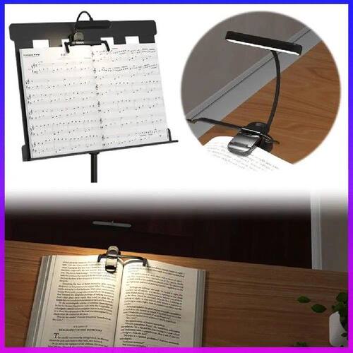 Music Stand Light Rechargeable Clip-on Piano Light Touch
