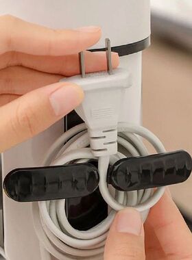 ?? 2 Pcs Wall Storage Hook Clips Power Plug Socket Holder
