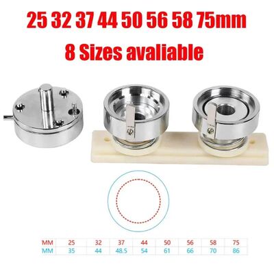 DIY Aluminum Alloy Interchangeable Die Badge Inserts Tools