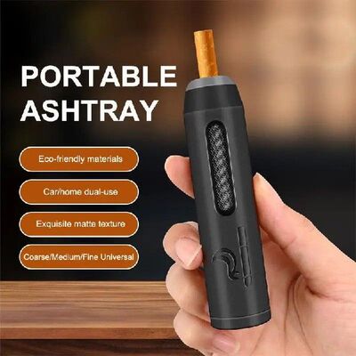 Portable Car Ashtray No-Fall Ash Control Tool For Vehicles