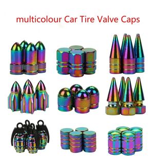 2026 Car Caps General Aluminum Valve Color Lights Neon Tire