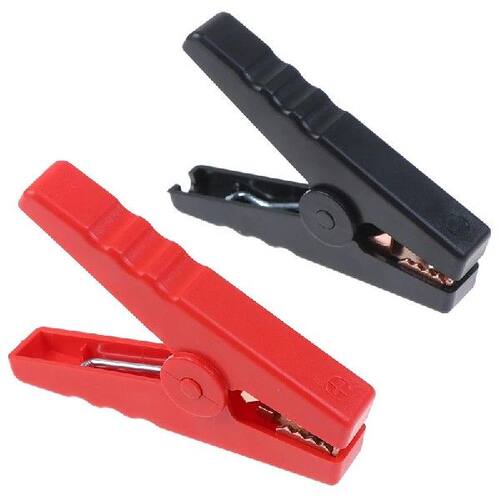 【2Pcs Large 100a Crocodile Alligator Clips Car Battery