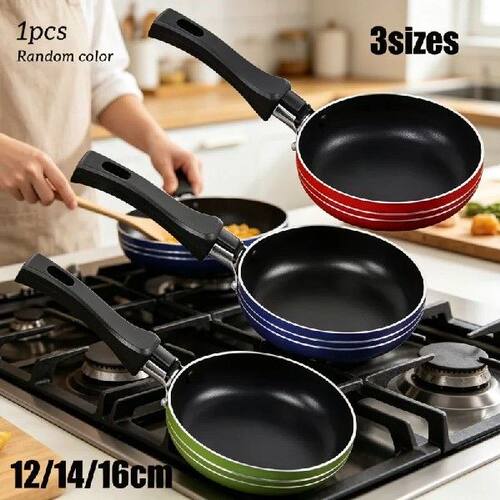 Mini Non-Stick Frying Pan Set 12-18cm, Small Steel Frypan
