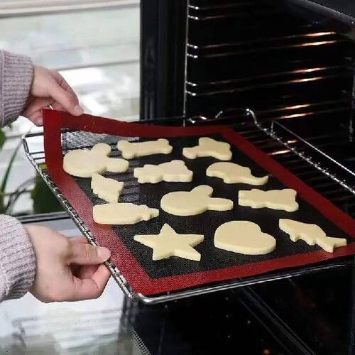 30x40cm Silicone Mat Baking Tray Baking Net Mat Breathable