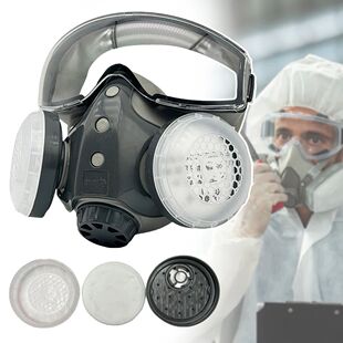 Industrial Dust Grade Mask Respirators Proof Integrated