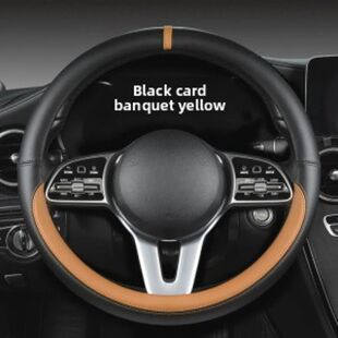 All-Nappa Leather Steering Wheel Cover Leather Steering
