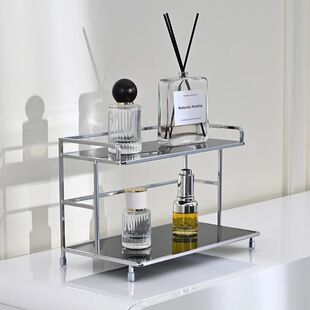 Organizer Multifunctional Acrylic Countertop Layer Double
