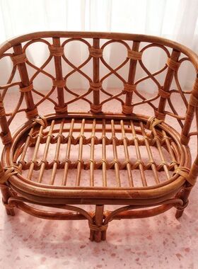 Newborn Photography Props - Retro Handwoven Rattan Baby