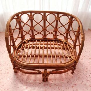 Rattan Newborn Baby Handwoven Retro Photography Props
