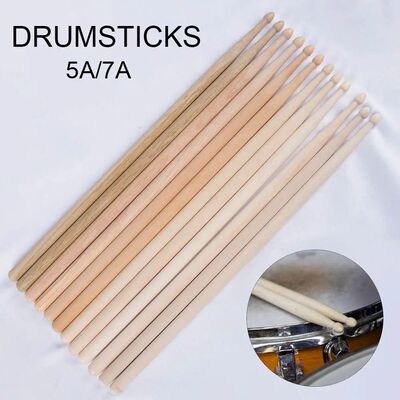 Classic 5A/7A Drum Sticks Wood Oak Instrument Accessories