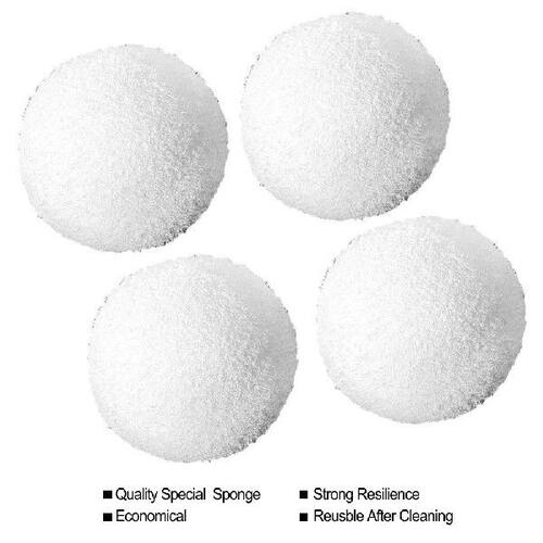 White Reusable Floating Scum Eliminating Ball Oil Absorbing