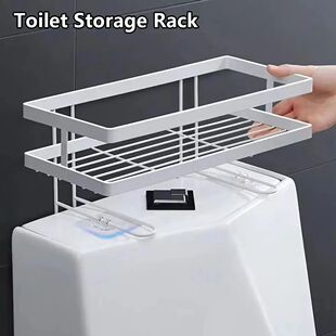 Storage 1Pcs Rack Toilet Perforated Durable Non