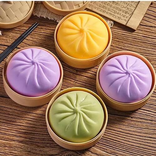 Fidget Squeeze Toy Cute Relaxation Steamed Bun Sensory