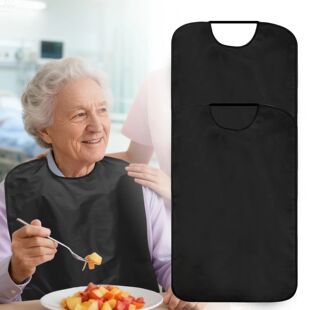 for Bibs Adult Dining Elastic Waterproof Elderly 2Pcs