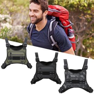 Lightweight Vest Chest Bag For Backpacking Sports Chest