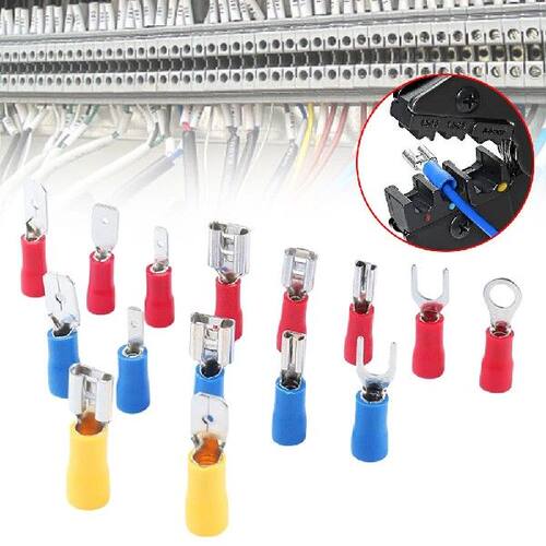 280Pcs Electrical Wire Crimp Spade Butt Ring Fork Set