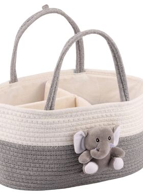 Baby Diaper Organizer Bag Portable Travel Mommy Bag Cotton