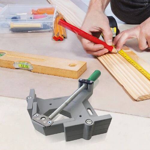 90 Degree Right Angle Clamp with Adjustable Swing Jaw Right
